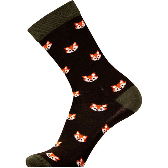 Sukkamestarit Merinovillasukat - Kettu Aw Musta - Unisex - 35-38 - Partioaitta