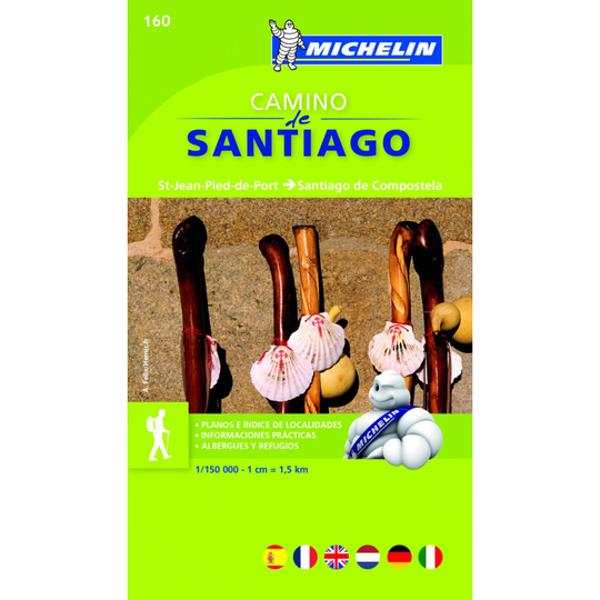 Michelin Camino de Santiago vaelluskartta