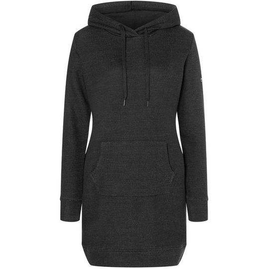Supernatural W Knit Long Hoodie - Jet Black - Naiset - S - Partioaitta