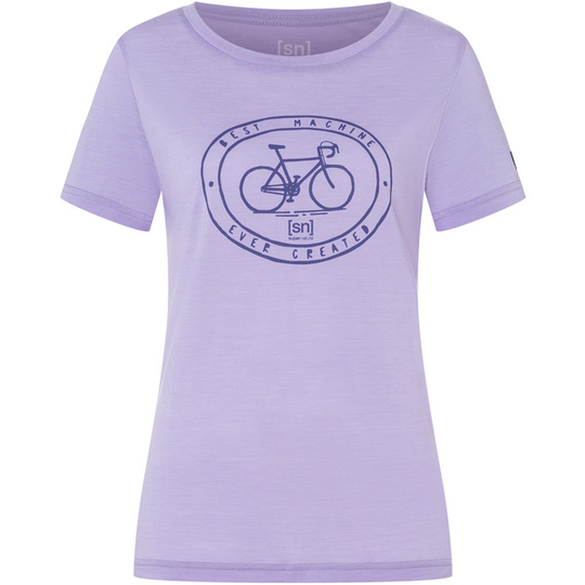 Supernatural W Maquina Tee - Lavender/veronica - Naiset - S - Partioaitta