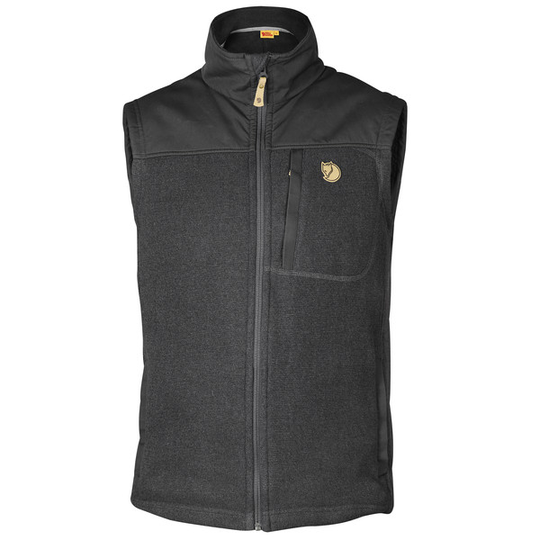 Fjällräven Buck Fleece Vest M - Graphite - Miehet - XS - Partioaitta