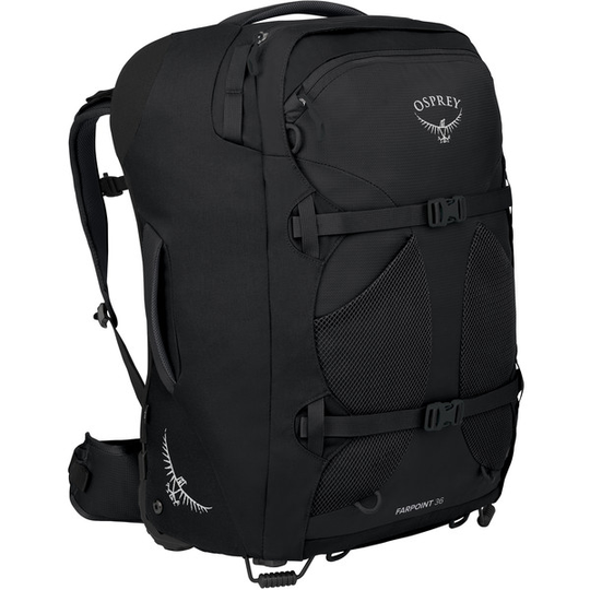 Osprey Farpoint Wheels 36 - Black - Miehet - OneSize - Partioaitta
