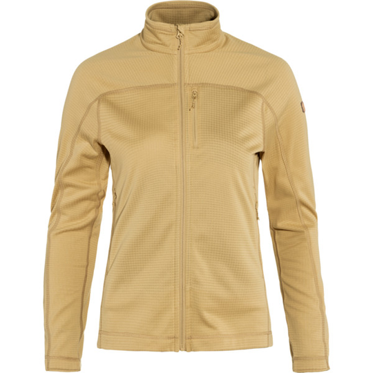 Fjällräven Abisko Lite Fleece Jacket W - Dune Beige - Naiset - L - Partioaitta