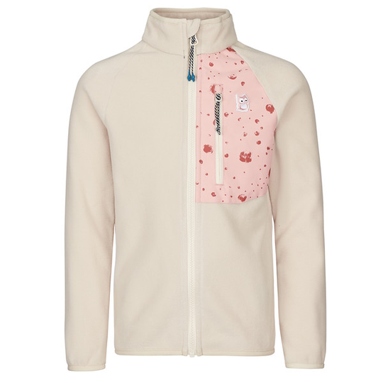 Namuk Avan Bio-fleece Jacket ' Galaxy' - Teddy / Sunset Rose - Lapset - 104/110 - Partioaitta