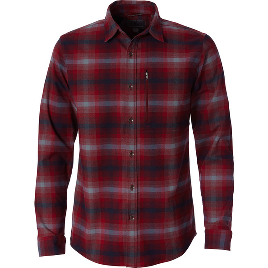 Royal Robbins Merinolux Flannel - Rhubarb - Miehet - S - Partioaitta