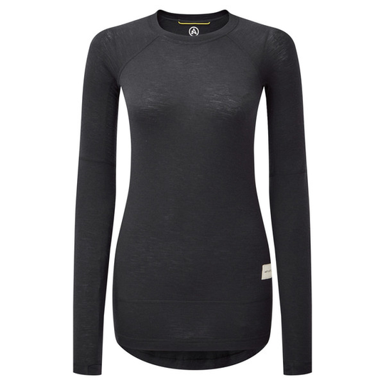 Artilect W Boulder 125 Crew L/s - Black - Naiset - S - Partioaitta