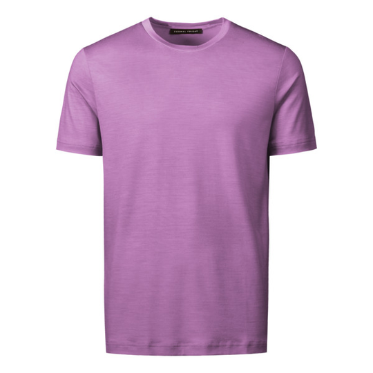 Formal Friday Ultrafine Merino T-shirt - Lavender - Unisex - XXS - Partioaitta