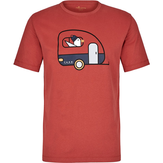 FRILUFTS Reykholt Printed T-shirt - Bossa Nova Seagull Camper - Miehet - S - Partioaitta