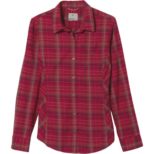 Royal Robbins Dream Trekker Flannel L/s - Cardinal - Naiset - XS - Partioaitta
