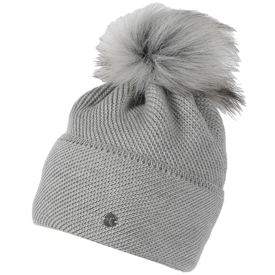 Salon Lakkitehdas Miska Beanie - Grey - Naiset - One Size - Partioaitta