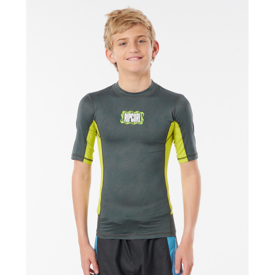 Rip Curl Boys Mind Short Sleeve UV Tee - Uv t-paita Lime