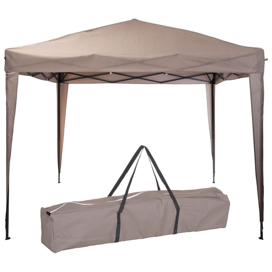 ProGarden Juhlateltta Easy-Up 300x300x245 cm harmaanruskea