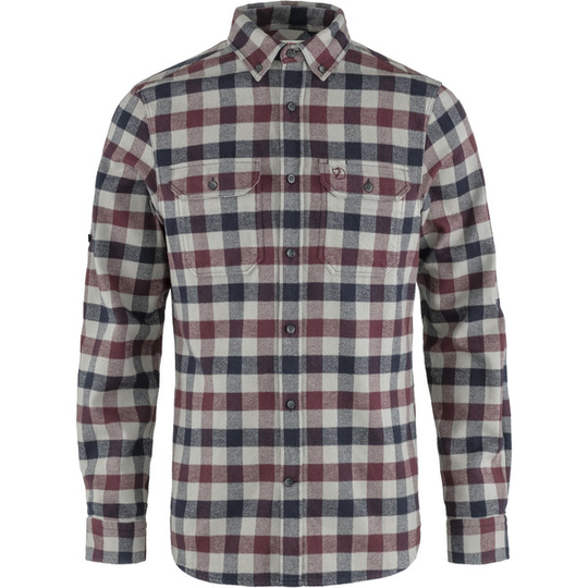 Fjällräven Skog Shirt M - Dark Garnet-fog - Miehet - L - Partioaitta