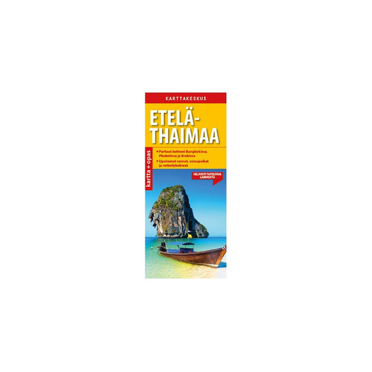 Karttakeskus Etelä-Thaimaa kartta+opas