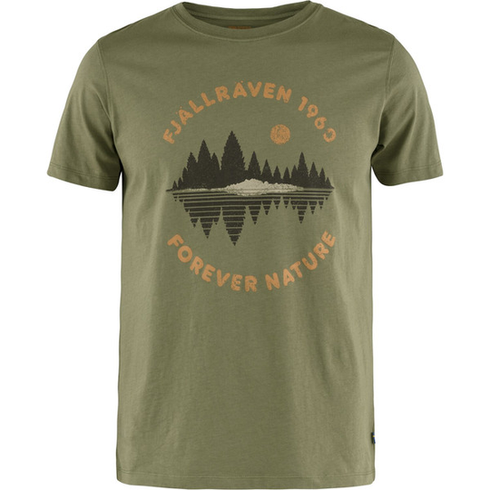Fjällräven Forest Mirror T-shirt M - Green - Miehet - L - Partioaitta
